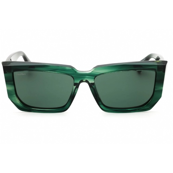 MAX MARA
SUNGLASSES, MM0126 98N GREEN UNISEX EYEWEAR NWC main image 4